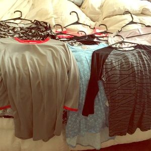 8 Lularoe shirts